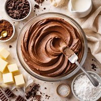 Whipped Chocolate Ganache Filling or Frosting