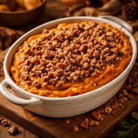 Whipped Sweet Potato and Toasted Walnut Casserole