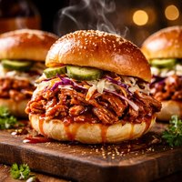 Whiskey and Beer Bbq Chicken Sliders