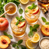 Whiskey Peach Smash