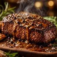 Whiskey Spepper Steak