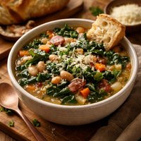 White Bean and Collard Greens Soup