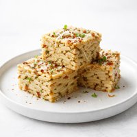 White Bean and Spaghetti Squares