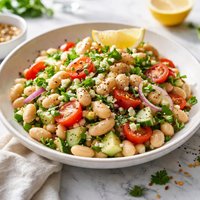 White Bean Salad with Lemon and Cumin
