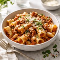 White Bean Sausage Rigatoni