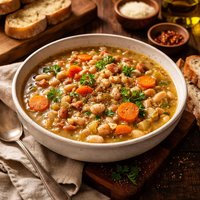 White Bean Soup with Carrots