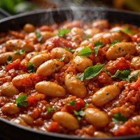 White Bean Tomato Sauce for Pasta