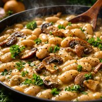 White Bean Vegetarian Stroganoff
