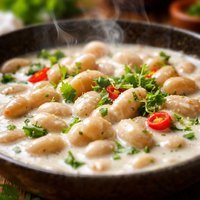 White Beans in Coconut Milk