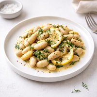 White Beans with Lemon and Dill
