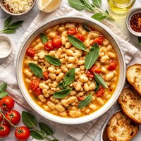 White Beans with Sage