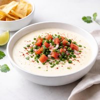 White Cheese Dip Tex Mex Style Queso Blanco