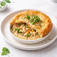 White Chicken Chili Pot Pie