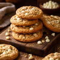 White Choc Chip Cookies