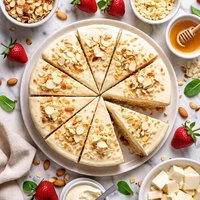 White Chocolate Almond Cake