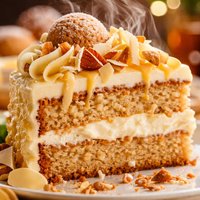 White Chocolate Amaretto Cake
