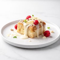 White Chocolate Bread Pudding