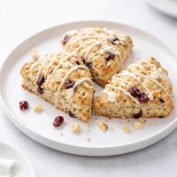White Chocolate Cherry Scones