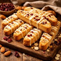 White Chocolate Cranberry Almond Biscotti