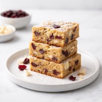 White Chocolate Cranberry Blondies
