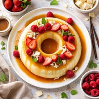 White Chocolate Flan