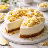 White Chocolate Ginger Cheesecake