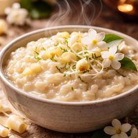 White Chocolate Jasmine Rice Pudding