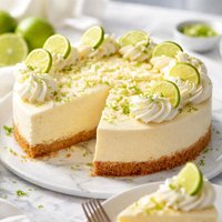 White Chocolate Key Lime Cheesecake