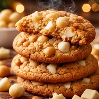 White Chocolate Macadamia Cookies