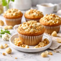 White Chocolate Macadamia Muffins