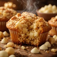 White Chocolate Macadamia Nut Muffins