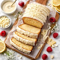 White Chocolate Pound Cake with White Chocolate Icing