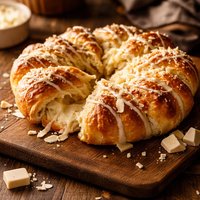 White Chocolate Pull Apart Pastry