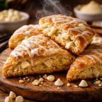 White Chocolate Scones