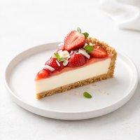 White Chocolate Strawberry Pie