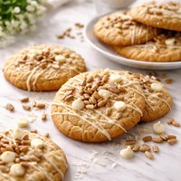 White Chocolate Sunflower Cookies