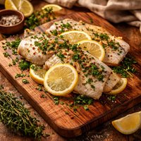 White Fish with Lemon and Fresh Herbs