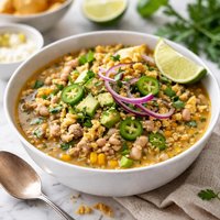 White Ground Chicken Turkey Chili