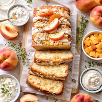 White Peach Pound Cake