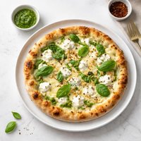 White Pesto Pizza