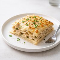 White Sauce Chicken Lasagna