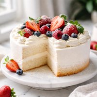 White Sponge Cake