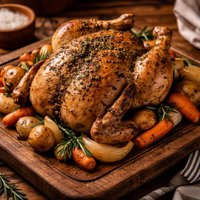 Whole Crock Pot Chicken