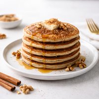 Whole Grain Brown Sugar Cinnamon Pancakes