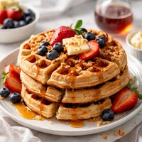 Whole Grain Buttermilk Waffles