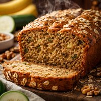 Whole Grain Zucchini Banana Bread