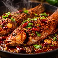 Whole Red Snapper in Szechuan Hot Sauce