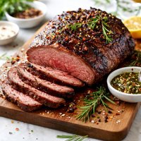 Whole Rump Barbecued