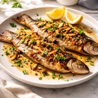 Whole Trout Amandine