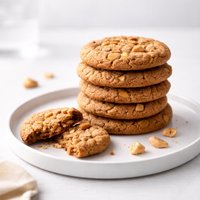 Whole Wheat and Peanut Butter Cookies